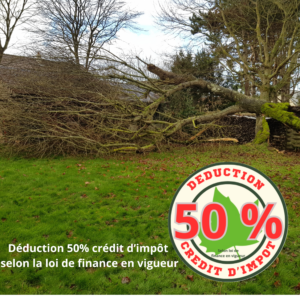 Déduction d'impôts paysagiste Ouistreham travaux d'élagage